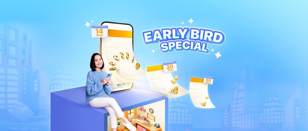 Vietnam Airlines offers an Early Bird Special Offers program on all domestic routes for bookings made 30 days or more in advance