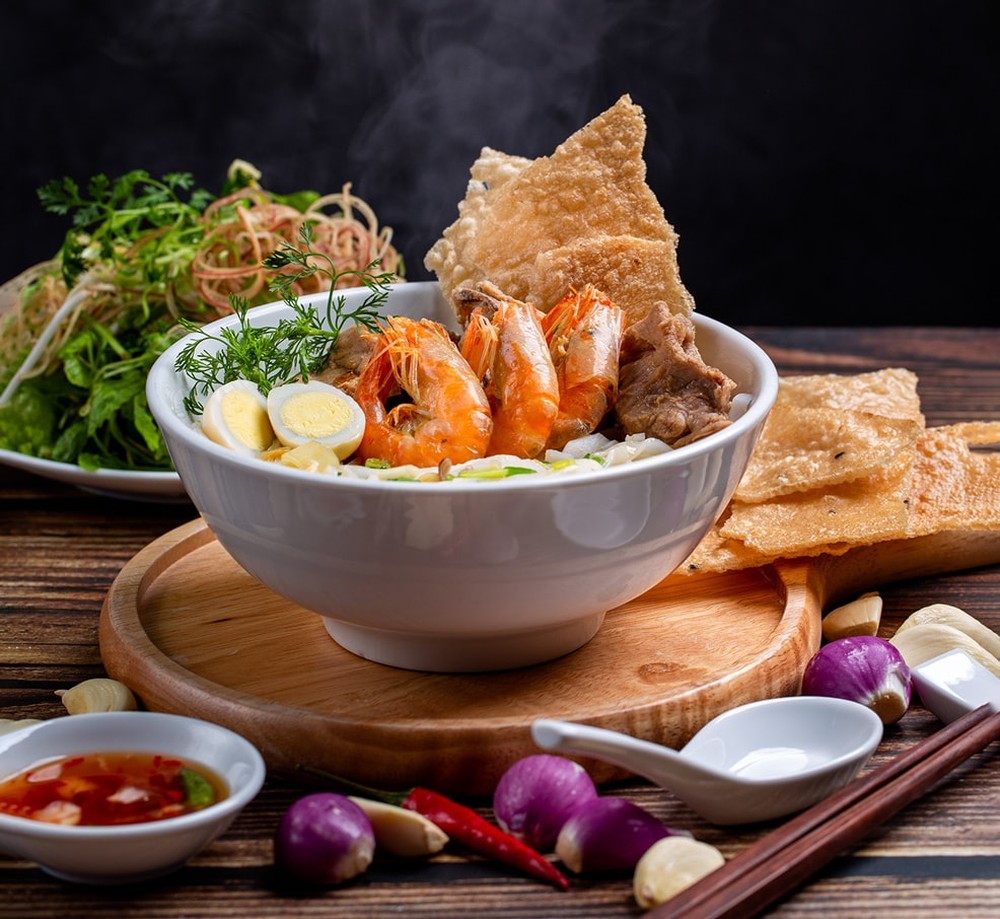 When visiting Chu Lai, you should definitely try Mi Quang – a famous specialty here