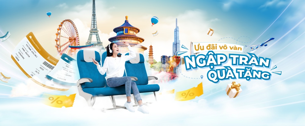Tận hưởng nhiều ưu đãi hấp dẫn khi bay cùng Vietnam Airlines 