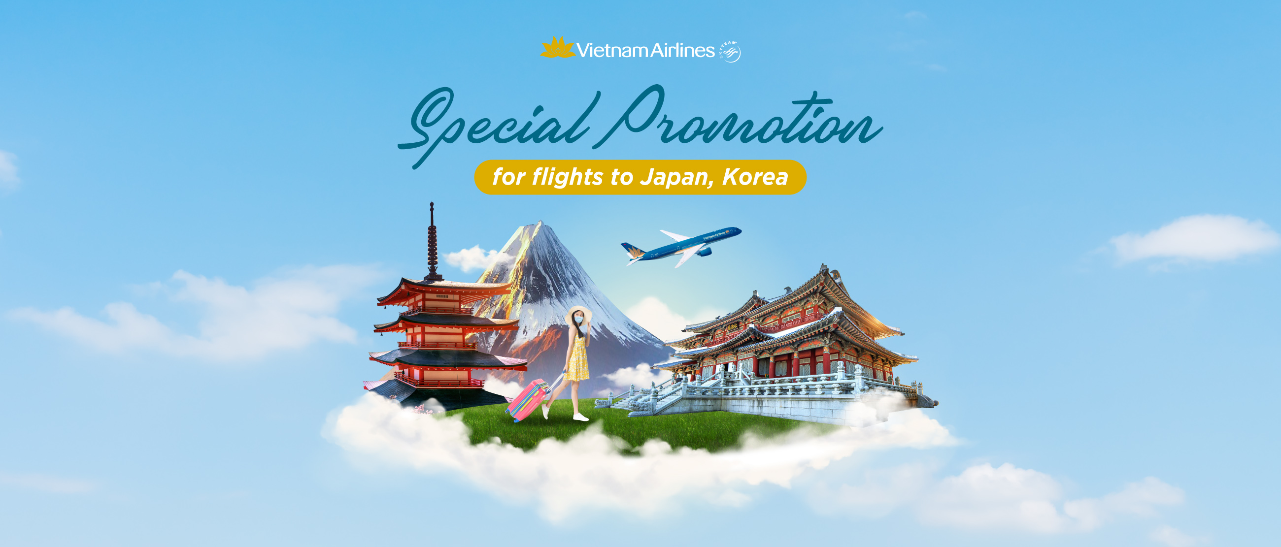 vietnamairlines flight to japna korea