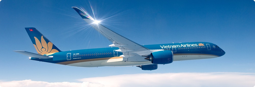 Let’s select two-stop flight routes provided by Vietnam Airlines. (Source: Vietnam Airlines)