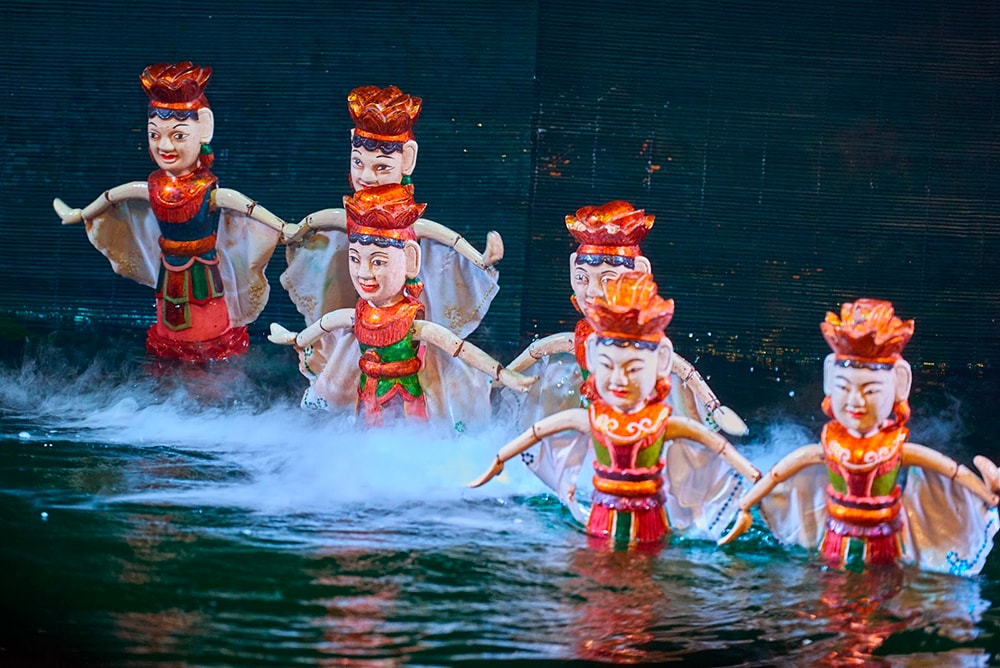 the thang long water puppet theater